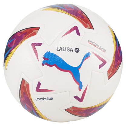 PUMA Orbita La Liga 1 FIFA Quality Pro Soccer Ball White Multi Color