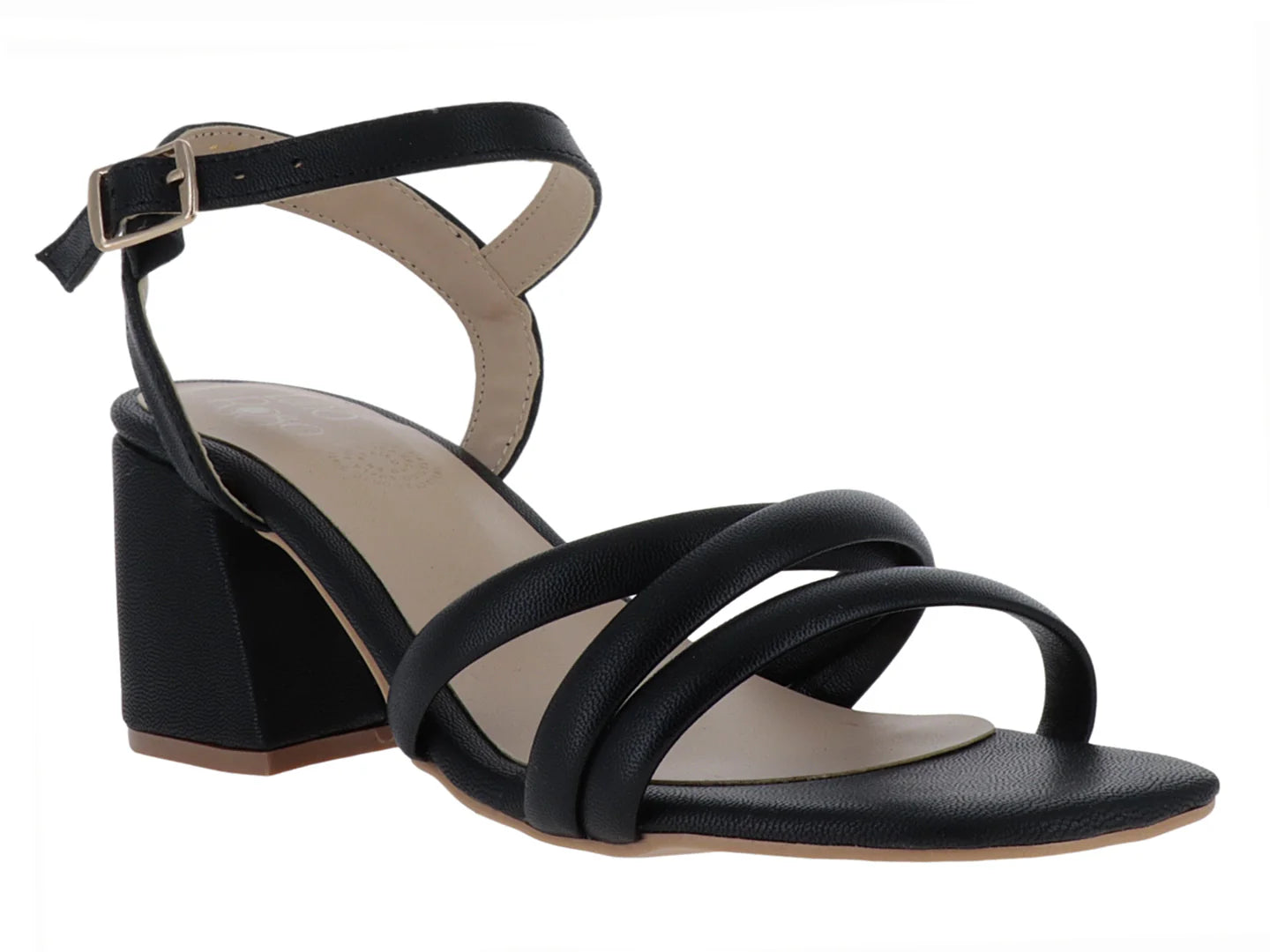 Sandalias Luna Rosa Negro para Mujer