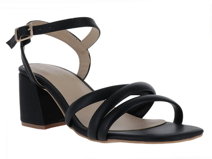 Sandalias Luna Rosa Negro para Mujer