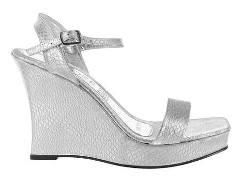 Sandalias Roze Plata para Mujer
