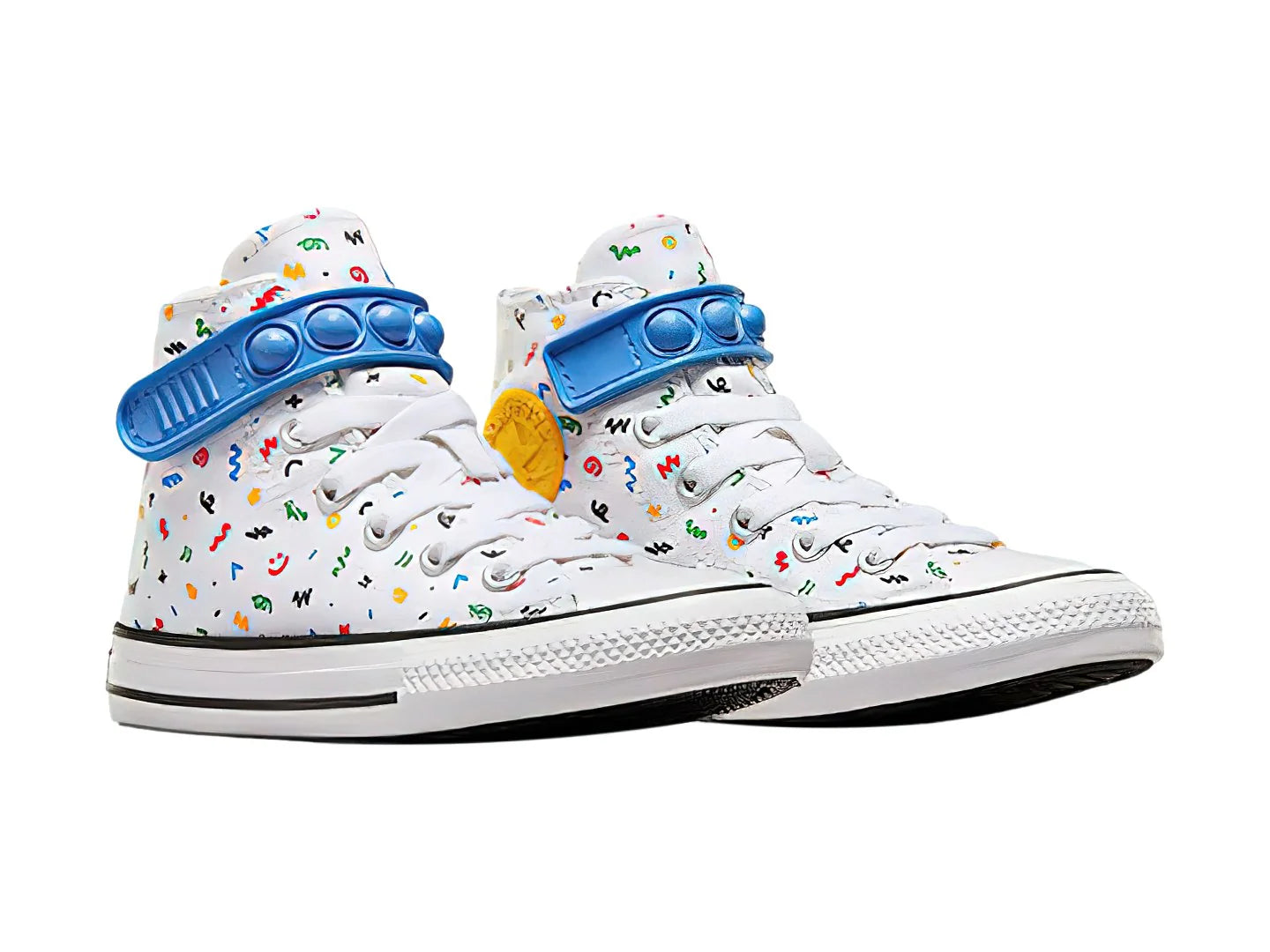 Tenis Converse Chuck Taylor All Star Blanco y Azul para Niño