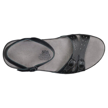 Women's Duo Quarter Strap in Black Wide