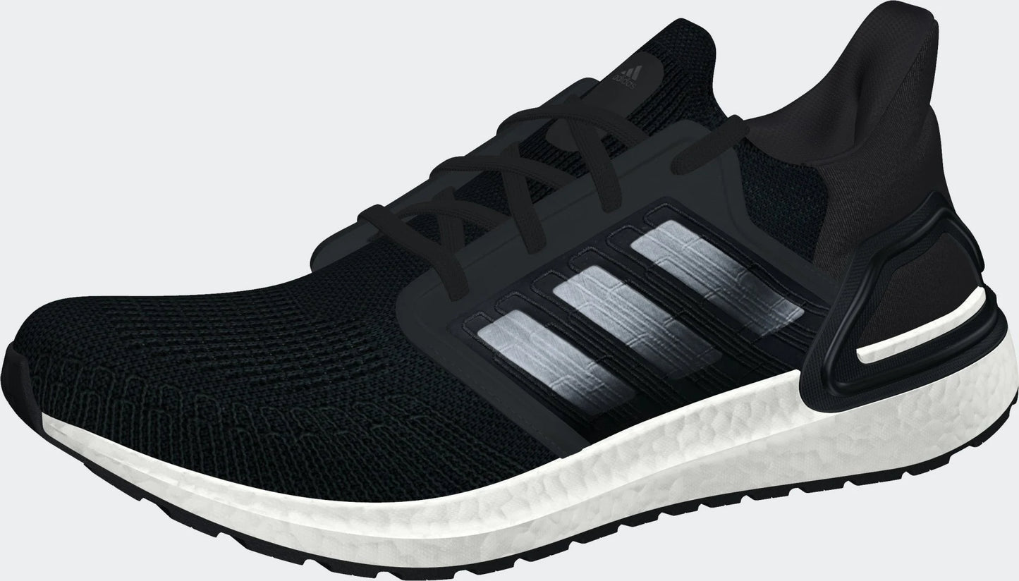 adidas Ultraboost 20 Black Night Metallic White