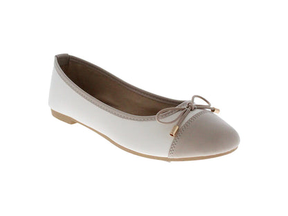 Zapatos Planos Furor Beige Topo para Mujer