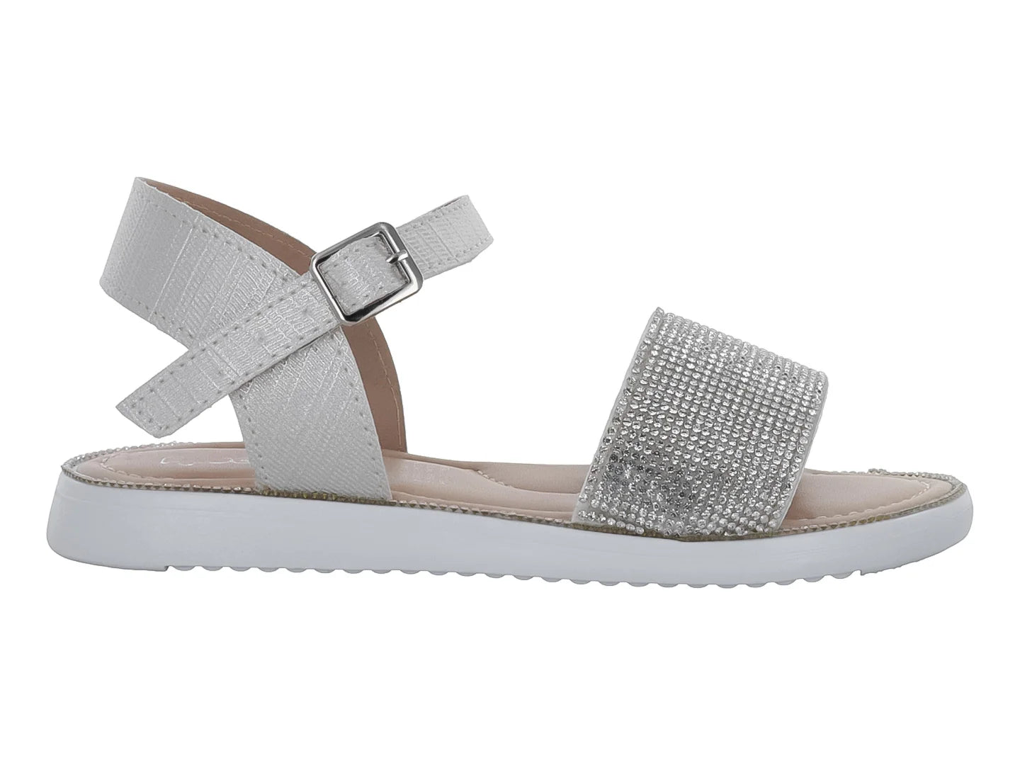 Sandalias Acuarelas Blanco para Niña