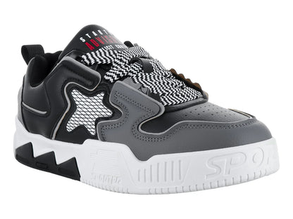 Tenis ZAEM Negro y Gris para Hombre