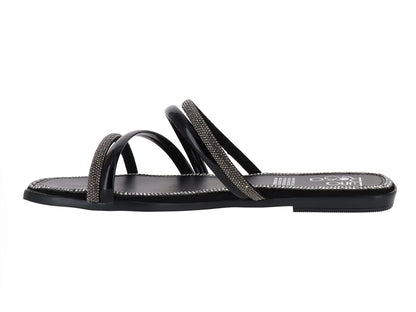 Sandalias Luna Rosa Negro para Mujer