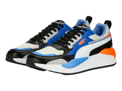 Tenis PUMA X Ray 2 Square Multicolor Negro y Azul