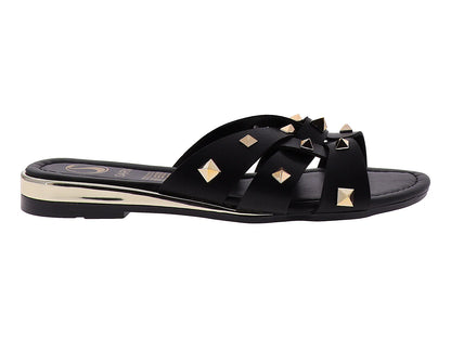 SARY Sandalias Casuales Negro para Mujer