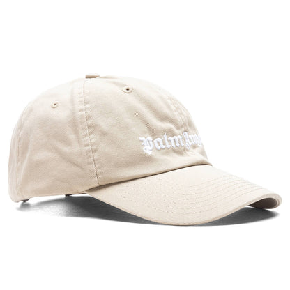 Classic Logo Cap Beige White