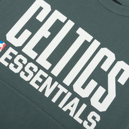 Fear of God Essentials x NBA Celtics Sport Crewneck Balsam Green