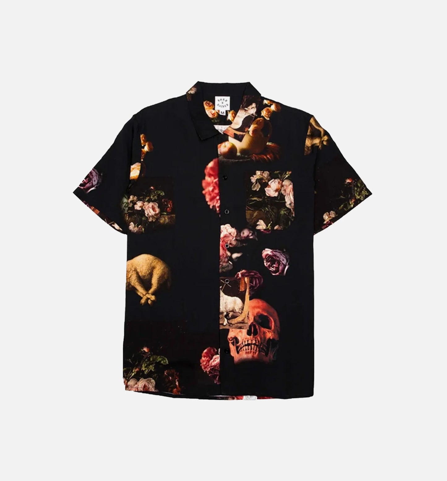 Lamb of God Button Up Mens Shirt Black