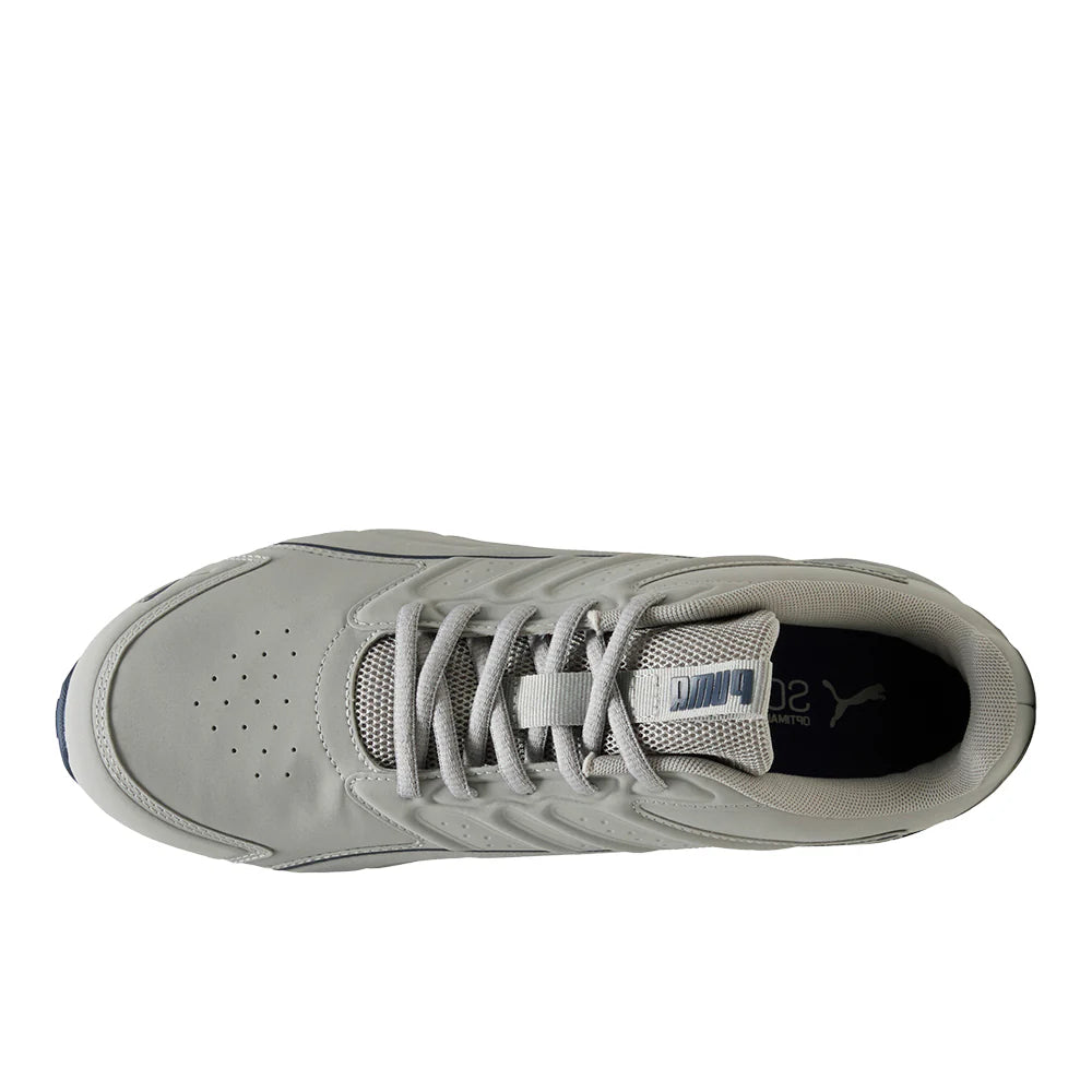 Electro Synthetic Leather Lace Up Sneakers
