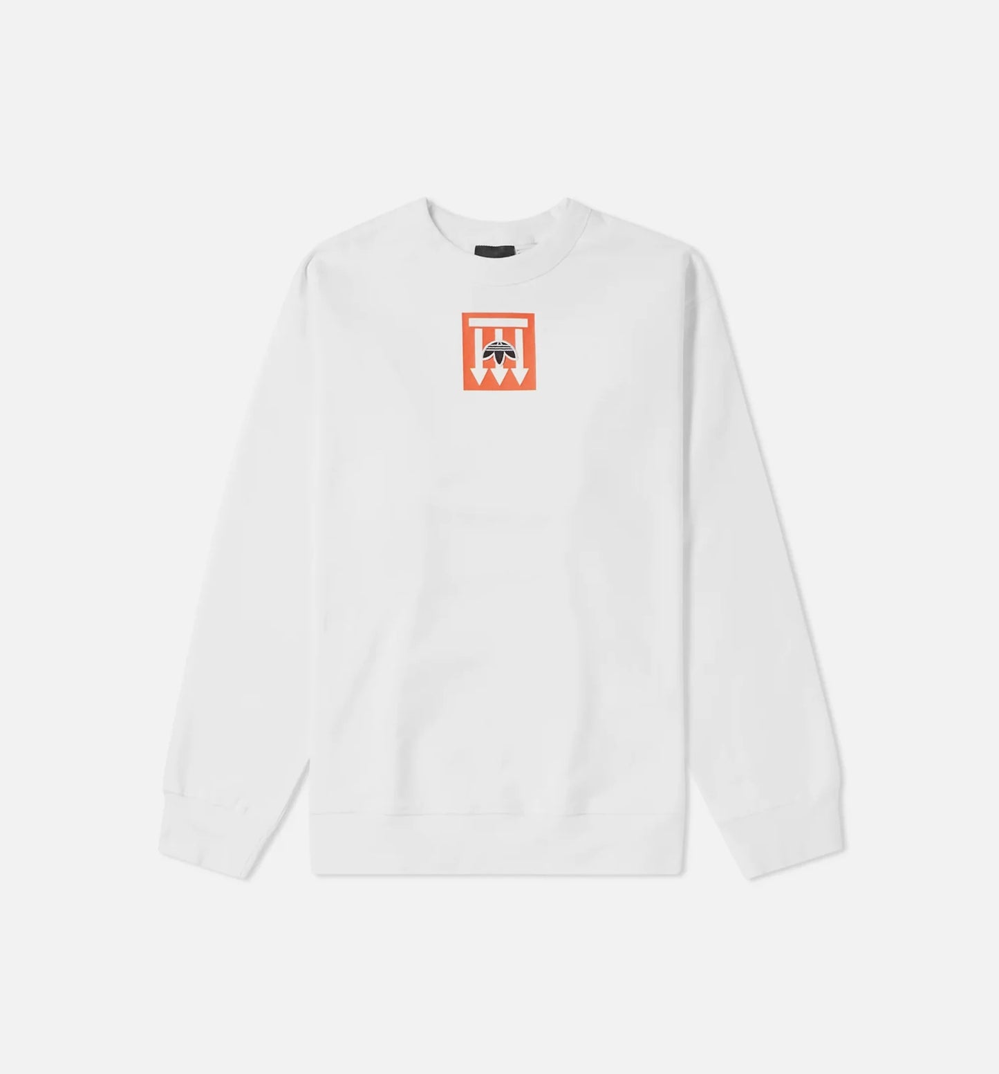 adidas Original by Alexander Wang Graphic Mens Crew Shirt White Red