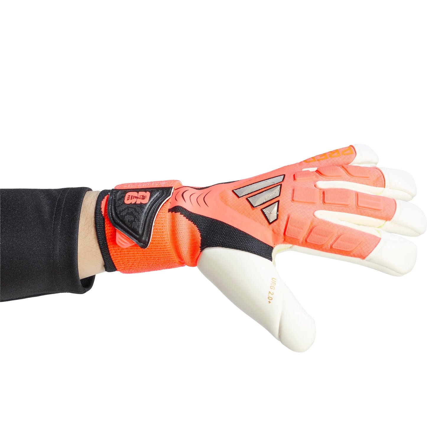 adidas Predator Pro Hybrid Cut Strap Goalkeeper Soccer Glove Ivory