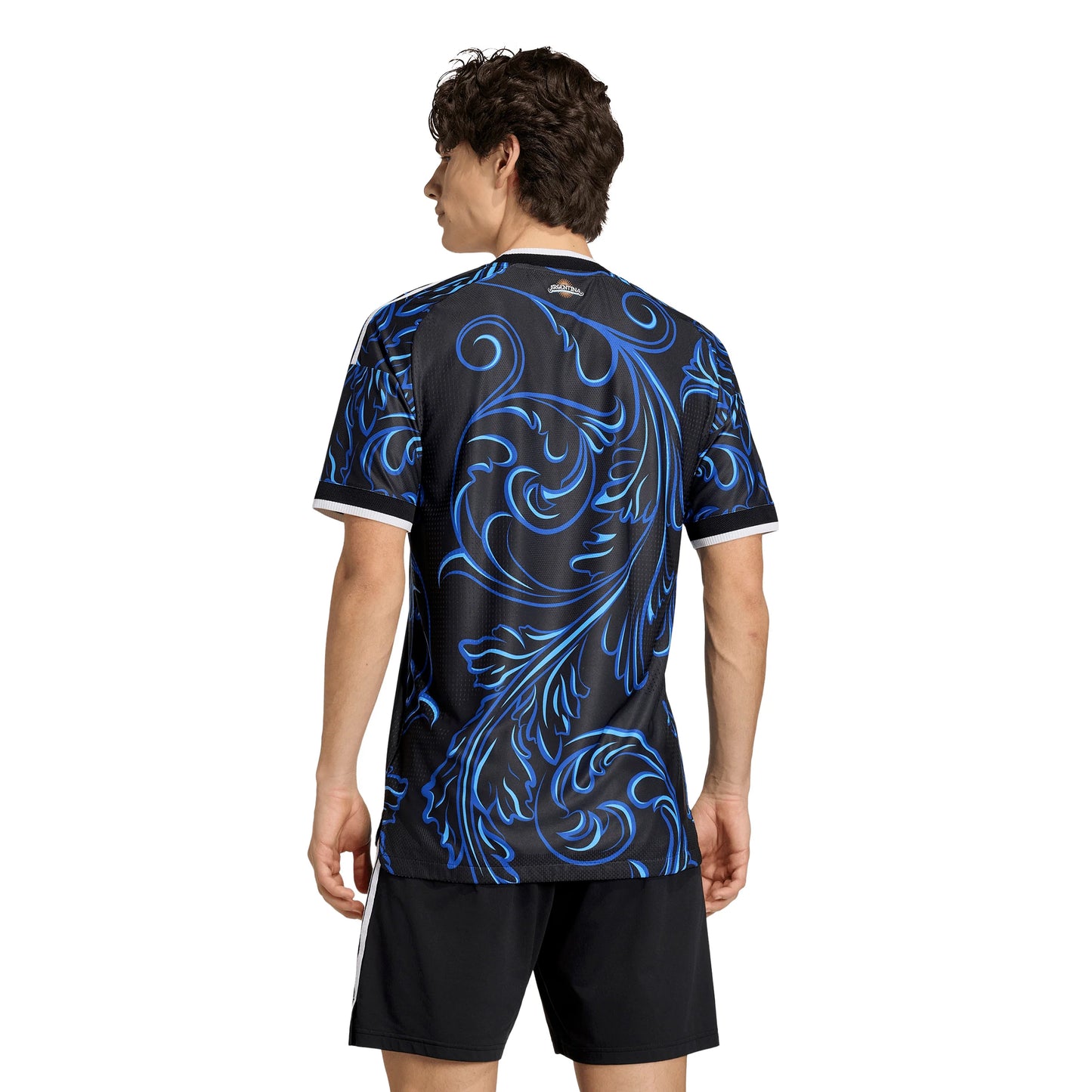 adidas Argentina Away Authentic Mens Soccer Jersey 2026 Black Blue