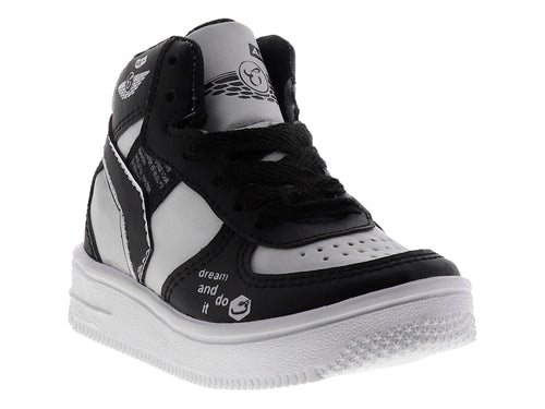 Tenis New Boys Negro y Blanco para Niño