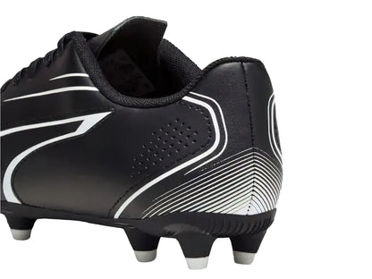 Tenis de Fútbol PUMA Vitoria Negro y Blanco para Niño