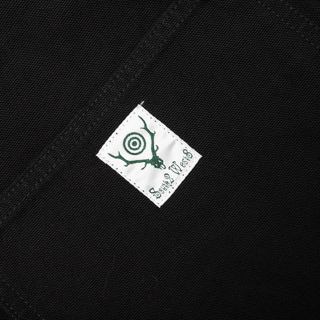 Cotton Canvas Painter Pant Black
