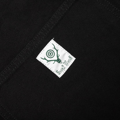 Cotton Canvas Painter Pant Black