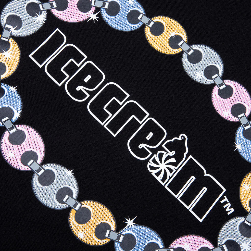 Chain Hoodie Black