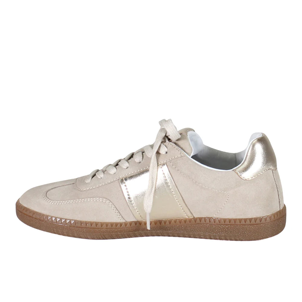 This Tle Metallic Lace Up Sneakers