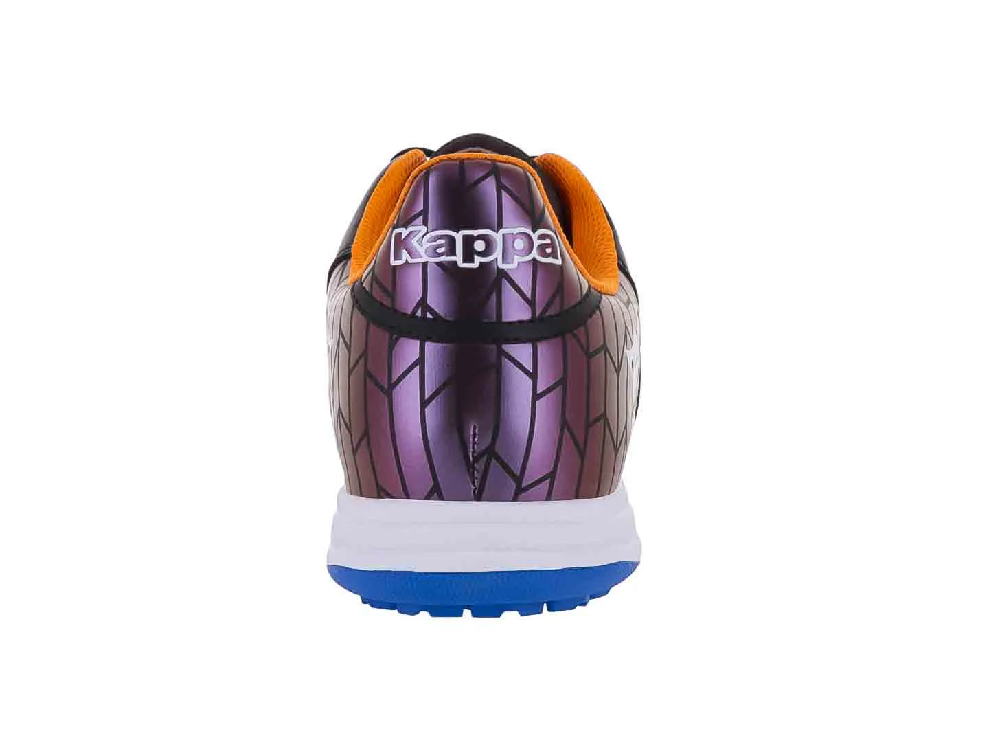 Tenis de Fútbol Kappa Negro y Azul para Hombre