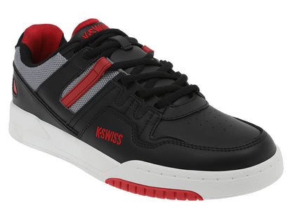 Tenis K Swiss Match Rival Negro Rojo Gris para Hombre