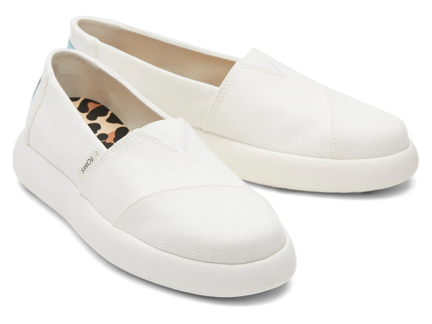 Zapatos Alpargatas TOMS Blancos para Mujer
