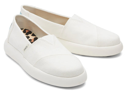 Zapatos Alpargatas TOMS Blancos para Mujer
