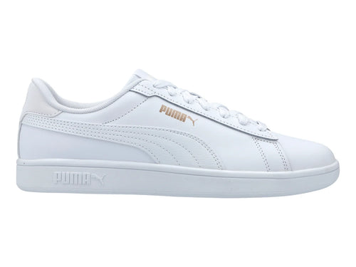 Tenis PUMA Smash 30 L Blanco con Oro para Mujer