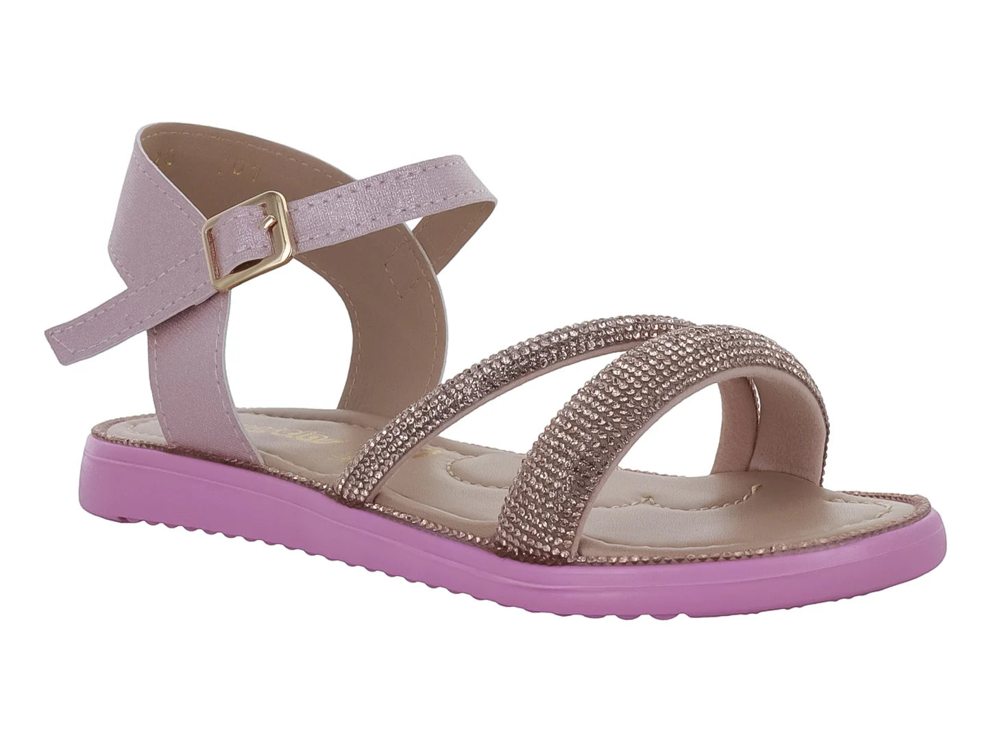 Sandalias Acuarelas Rosa para Niña