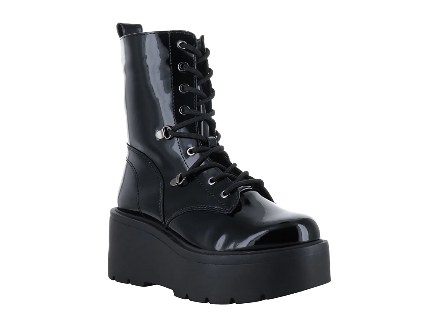 Botas Solie de Charol Negro para Mujer