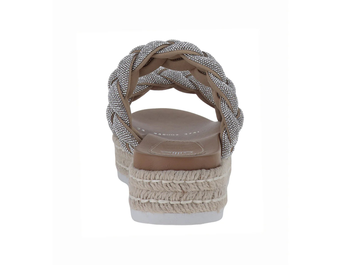 Sandalias Gillio Plata Trenzadas para Mujer