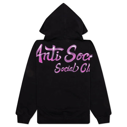 Airbrushed Hoodie Black