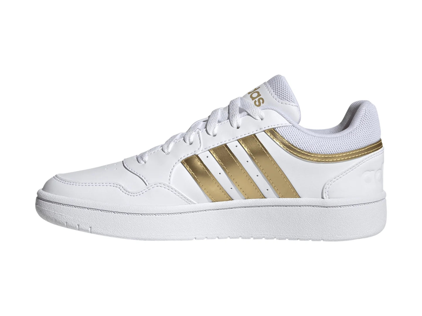 Tenis Adidas Postmove Mid Blancos con Dorado para Mujer
