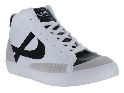 Tenis Panam Blanco y Negro para Hombre