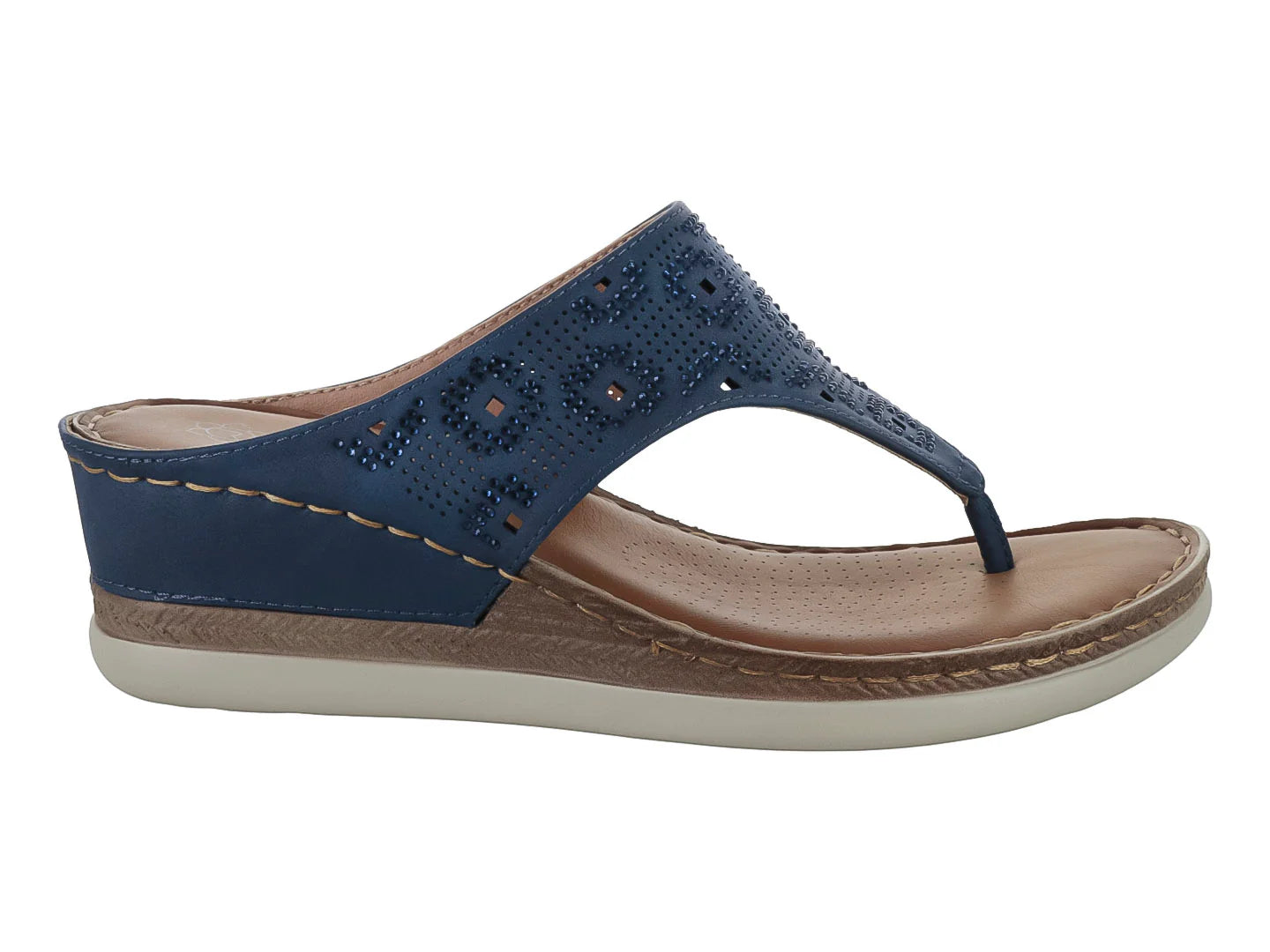 Sandalias Roze Confort Azul para Mujer