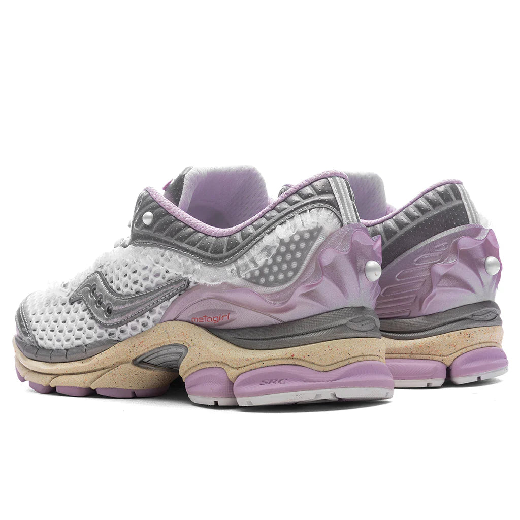 Saucony x METAGIRL Womens Progrid Paramount Daughter of the Moon Moon Lilac