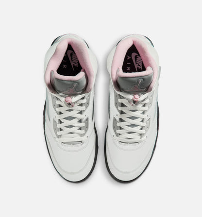 Air Jordan 5 Retro Medium Soft Pink Mens Lifestyle Shoe White Soft Pink Black