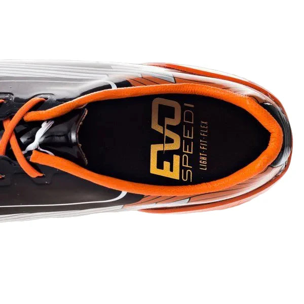PUMA evoSPEED 1 FG Firm Ground Soccer Cleats Black White Orange