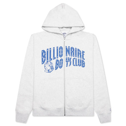 BB Arch Full Zip Hoodie Heather Grey