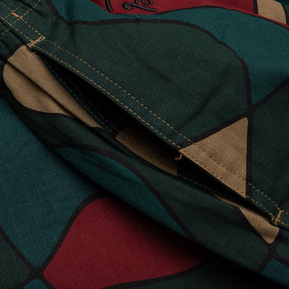 Trees in Wind Relaxed Pants Camo Green
