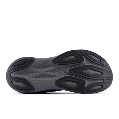 Men's Fresh Foam X More v6 in Black with Castlerock and Black Metallic
