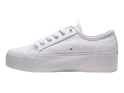 Tenis DC Shoes Manual Platform Blancos para Mujer