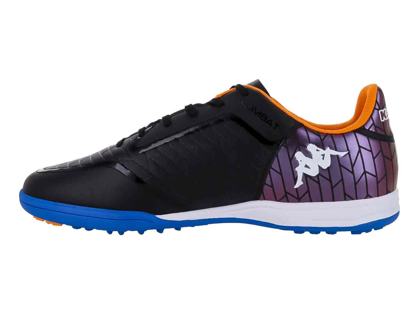 Tenis de Fútbol Kappa Negro y Azul para Hombre