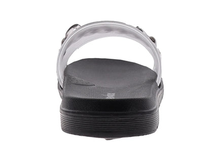 Sandalias Elega Negro Transparente para Mujer