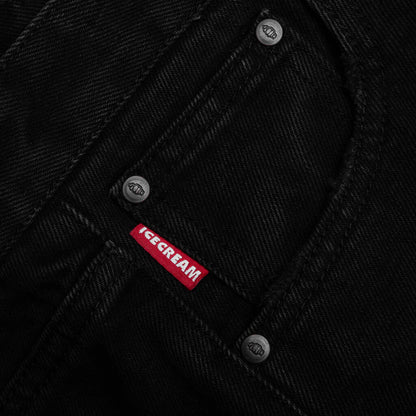 Big Black Jean Vanilla Fit Shorts Black Caramel