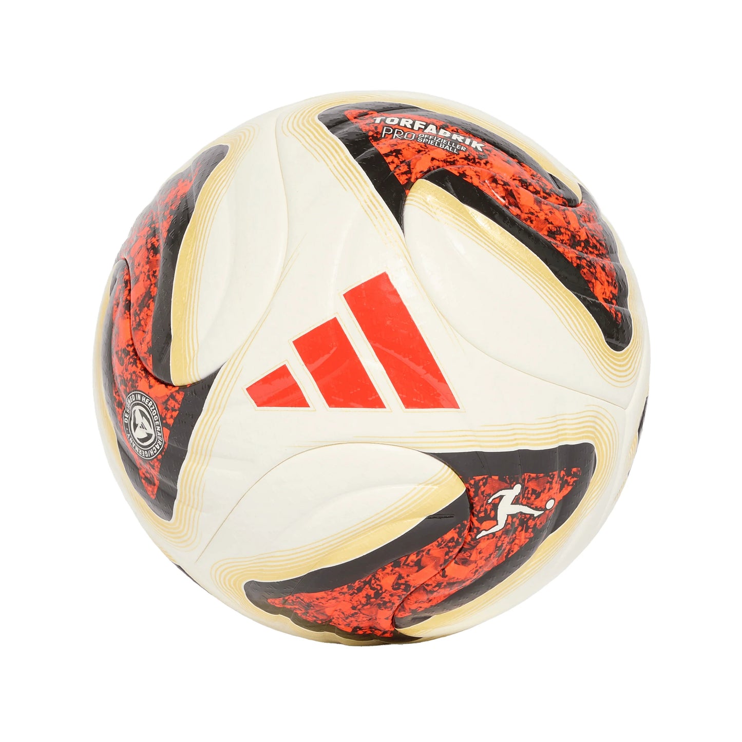 adidas Bundesliga 26 27 Torfabrik Pro Soccer Ball White Black Red