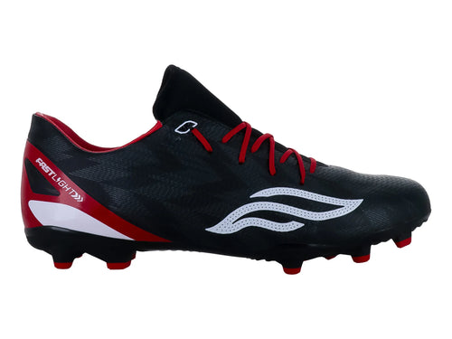 Tenis de Fútbol Furia Negro con Rojo para Hombre